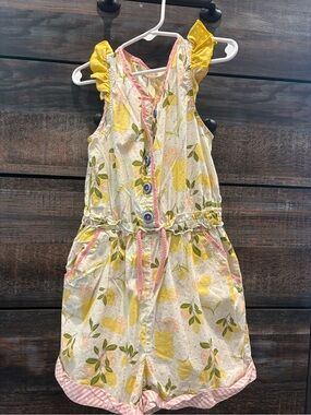 Matilda Jane Lemon Romper Size 8
